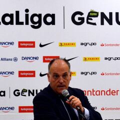 Tebas: "Es bueno que la Premier haya rechazado la Superliga"