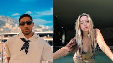 Achraf Hakimi y Lola ?ndigo, juntos de vacaciones en Ibiza