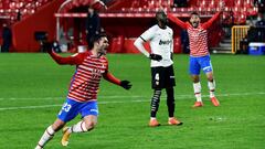 Aprobados y suspensos del Granada: 'San Jorge' Molina; de profesión, sus goles