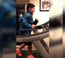 Maradona busts a few latin moves in treadmill workout