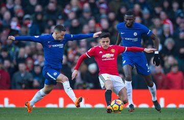 Así fue el partido de Alexis en el United-Chelsea