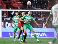 during the 10th round match between Tijuana and Santos as part of the Liga BBVA MX Varonil, Torneo Clausura 2026 at Caliente Stadium, on March 08, 2026 in Tijuana, Baja California, Mexico.