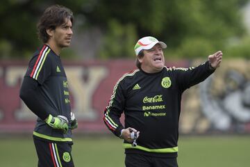 El guardameta originario de la Ciudad de México se mostró muy solvente en sus pasos por Indios de Juárez y Tijuana. Saucedo fue llamado por José Manuel de la Torre y Miguel Herrera. Sólo pudo jugar un par de juegos amistosos. Corrió con la mala suerte de jugar en la era de Guillermo Ochoa, Jesús Corona, Alfredo Talavera, Moisés Muñoz y Jonathan Orozco.