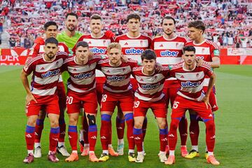 Once del Granada en Sevilla.