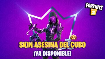 Club de Fortnite diciembre 2021: skin Asesina del Cubo y sus objetos ya disponibles