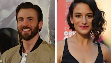 Chris Evans y Jenny Slate