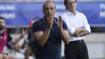Sabas, entrenador del Extremadura. 