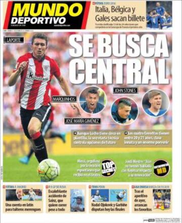 Portadas de la prensa deportiva