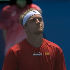 Davidovich, en la 'ruta Djokovic', tritura a Sousa en el debut