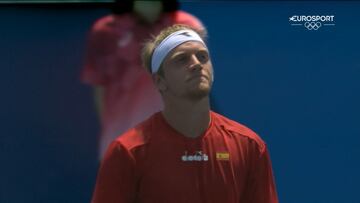 Davidovich, en la 'ruta Djokovic', tritura a Sousa en el debut