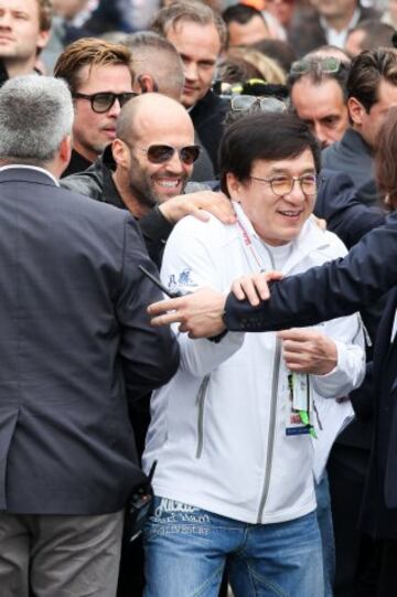 Brad Pitt, Jason Statham y Jackie Chan.