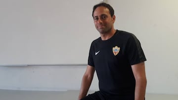 Fran Fernández, entrenador del Almería.