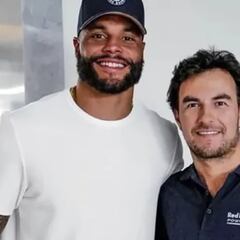 Los retos que realizó Checo Pérez con los Vaqueros de Dallas