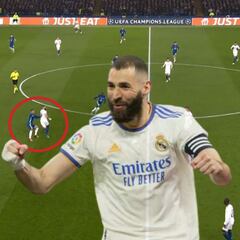Por esto Benzema es el '9' más completo del mundo: así fue su genialidad de función en el 1-0