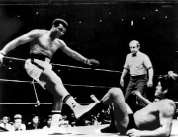 Muhammad Ali contra Kanji Inoki en 1976.