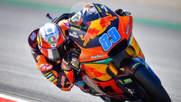 88 Martin Jorge (esp), Red Bull KTM Ajo, Kalex Moto2, action during the 2020 Moto2 Gran Premi Monster Energy de Catalunya, from September 25 to 27, 2020 on the Circuit de Barcelona-Catalunya, in Montmelo, near Barcelona, Spain - Photo Studio Milagro / DPPI
 AFP7 
 26/09/2020 ONLY FOR USE IN SPAIN