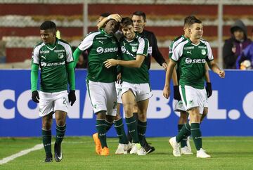 Col goles de Miguel Murillo y Nicolás Benedetti (de penal), Deportivo Cali le ganó 1-2 al Bolívar en el estadio Hernado Siles por la fase 2 de Copa Sudamericana y se convirtió en el primer equipo colombiano en derrotarlo en la altura de La Paz.