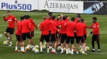 Gran ambiente entre los jugadores. 