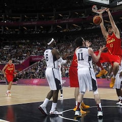 El Dream Team sufrió ante la España de Pau Gasol