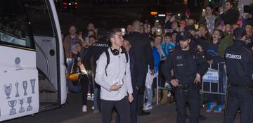 El Real Madrid ya está en Bilbao antes de viajar a Eibar