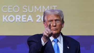 El presidente de Estados Unidos, Donald Trump, 2025