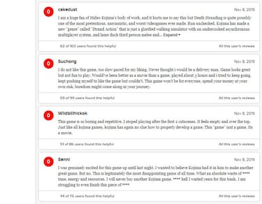 Death Stranding debuta con review bombing en Metacritic