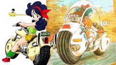 ‘Dragon Ball’ sobre ruedas en dos magníficas figuras de Goku, Bulma y Lunch al estilo Toriyama