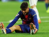 In a statement, the Catalan club revealed the extent of the injury to the midfielder.