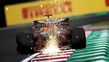Verstappen, ganador en Hockenheim, hizo el segundo mejor tiempo del día en el viernes de Hungría. F1 2019.