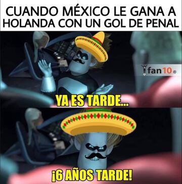 México triunfa también en los memes ante Holanda