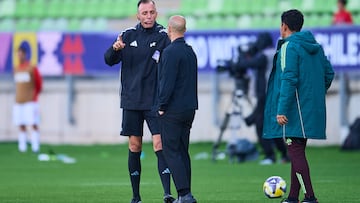 Eduardo Arce head coach of Mexico during FIFA U-20 Mens World Cup Chile 2025 match between Mexico (Mexican National Team) and Morocco as part Group-C at Elias Figueroa Brander Stadium, on October 04, 2025 in Valparaiso, Chile.