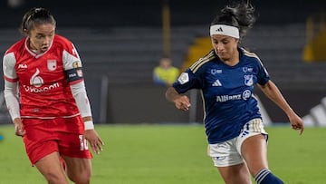 Millonarios - Santa Fe en la Liga BetPlay Femenina