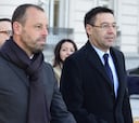 La juez cita a declarar en junio a Rosell y Bartomeu como imputados por el caso Negreira
