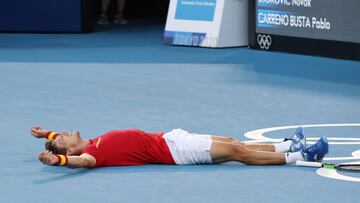Carre?o desquicia a Djokovic para ganar el bronce