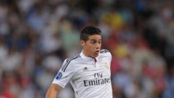 SOBRESALIENTE. James fue el segundo jugador del Madrid que más corrió ante el Basilea en el primer partido de Champions.