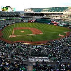 What do we know about the Athletics new stadium in Las Vegas? Where will they play until it is finished?