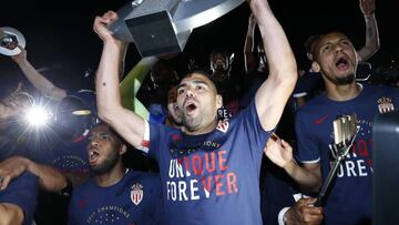 Falcao celebra con Mónaco