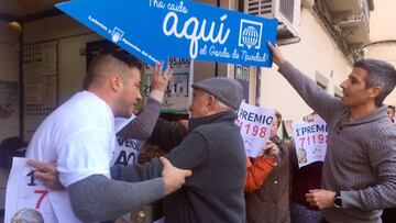 Premiados con el Gordo de Navidad 2017 en la administraci&oacute;n de loter&iacute;as n&uacute;mero 59 de M&aacute;laga.