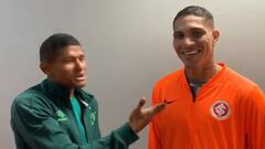 Guerrero y Araujo explicaron el 'incidente' que se produjo con el intercambio de la camiseta