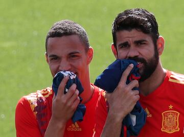 Rodrigo Moreno and Diego Costa.