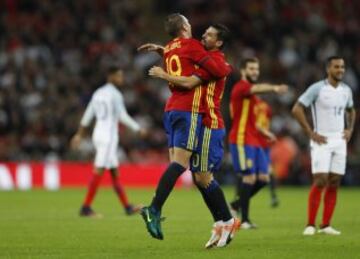 England 2-2 Spain friendly: the best images from the match