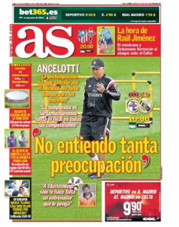 Las portadas de AS de septiembre