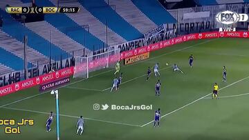 Racing tomó la delantera en la eliminatoria con un testarazo potente del jugador paraguayo. La Academia soñaba antes y se veía con muchas más opciones después.