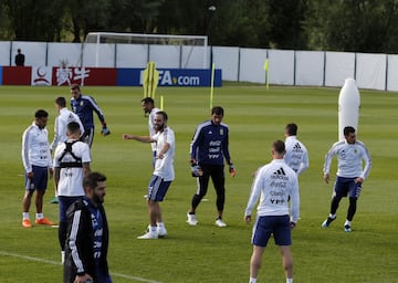 Bronnitsy, 11 junio 2018, Rusia
Copa Mundial Rusia 2018
Entrenamiento de la Seleccion Argentina en Bronnitsy.

Foto Ortiz Gustavo
