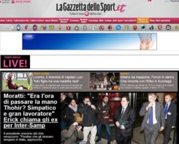 Portadas de la prensa extranjera