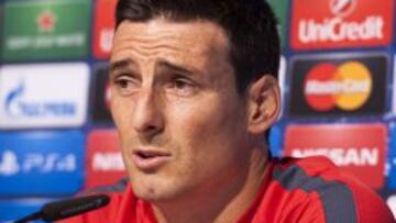 Aduriz, en rueda de prensa.