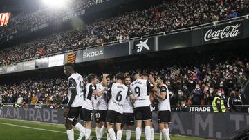 02/02/22
COPA DEL REY CUARTOS DE FINAL
VALENCIA CF
CADIZ CF
CELEBRACION
GRUPO
AFICION MESTALLA
CARLOS SOLER
HUGO DURO
GUEDES
CARLOS SOLER
BRYAN GIL
