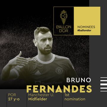 Bruno Fernandes, jugador del Manchester United.