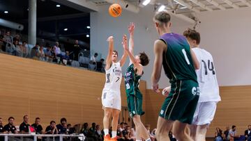 Hugo Alonso, base del Real Madrid, uno de los destacados.