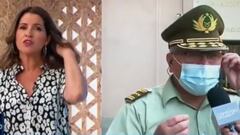 El durísimo round entre el Gral. Director de Carabineros y Monserrat Álvarez que es viral